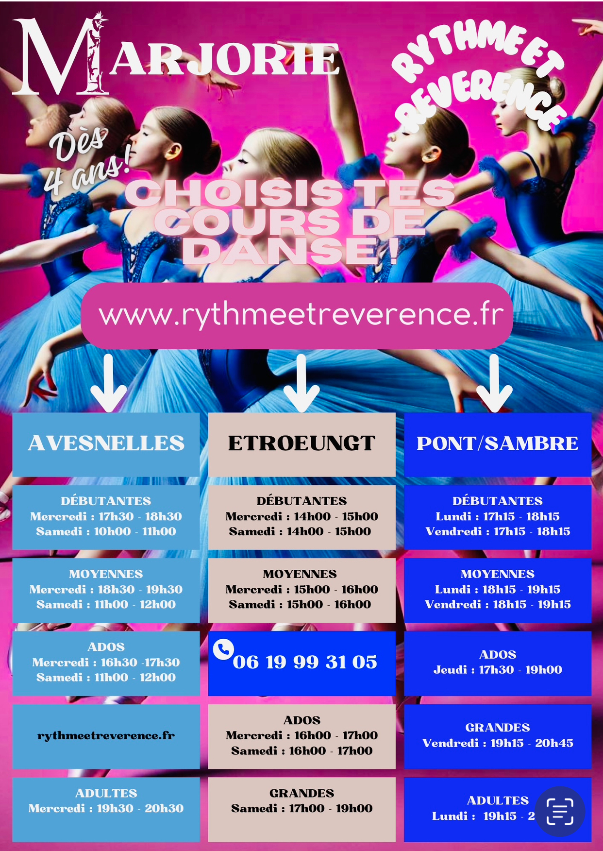 programme rythme et révérence